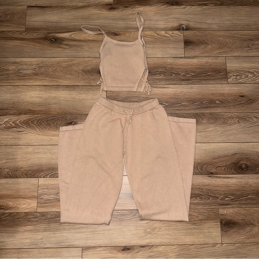 Beige Women's Jumpsuit